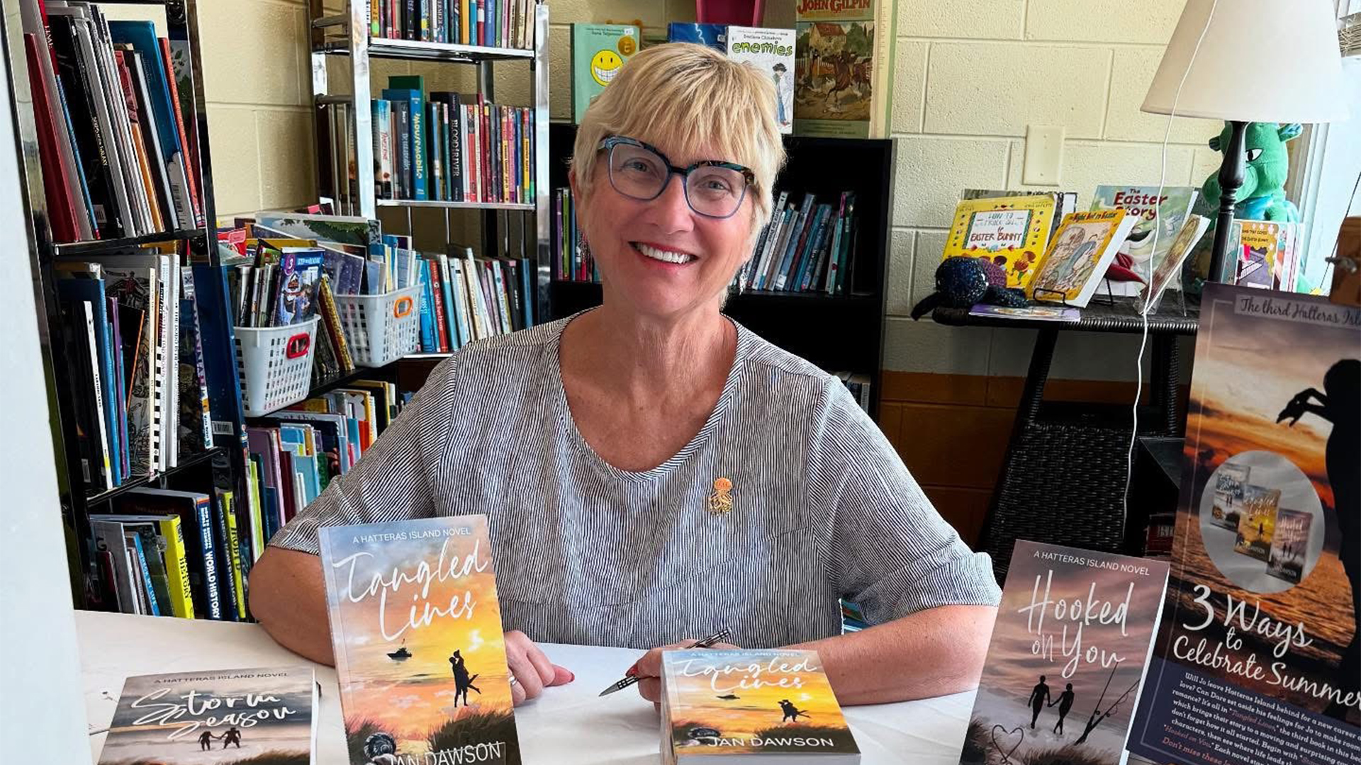 Jan Dawson book signing The Next Chapter Books and Art