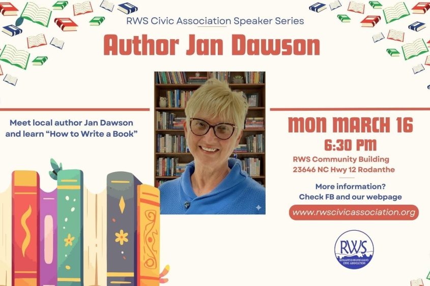 RWS Civic Association Speaker Series - Author Jan Dawson